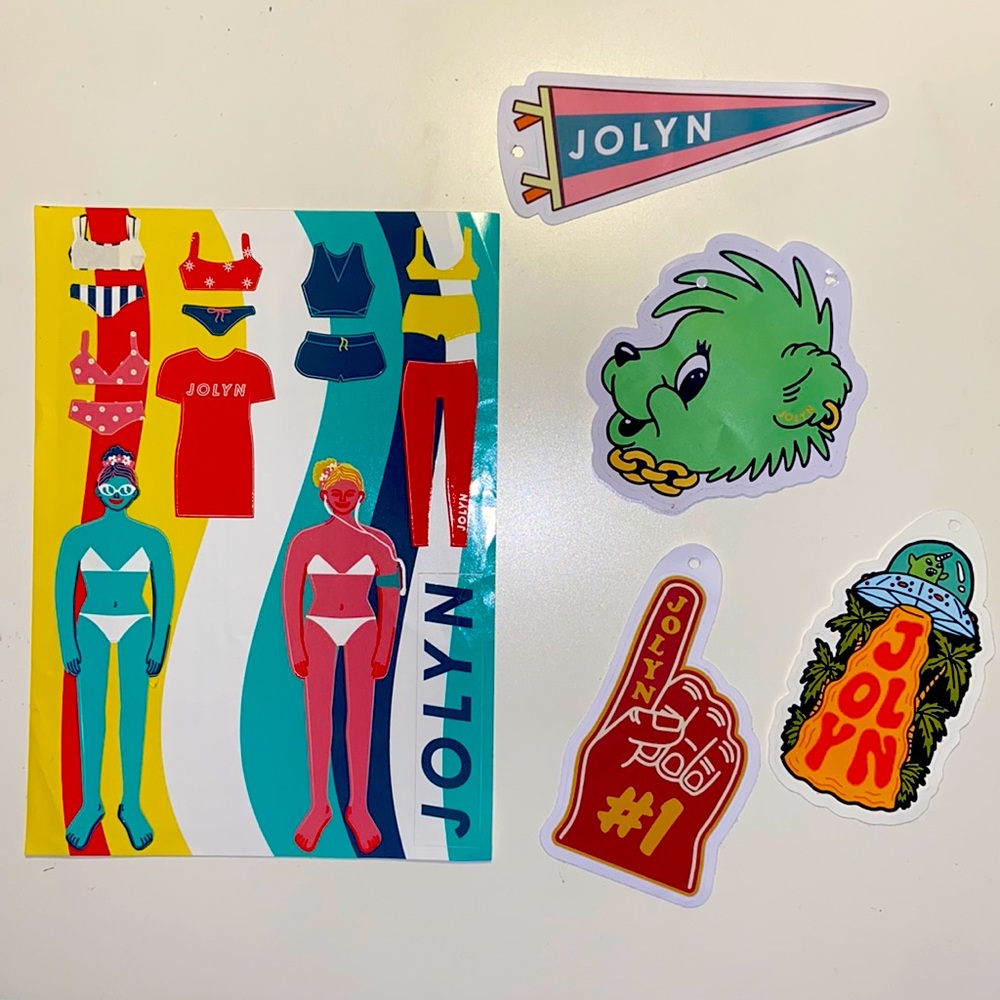Assorted Jolyn Stickers